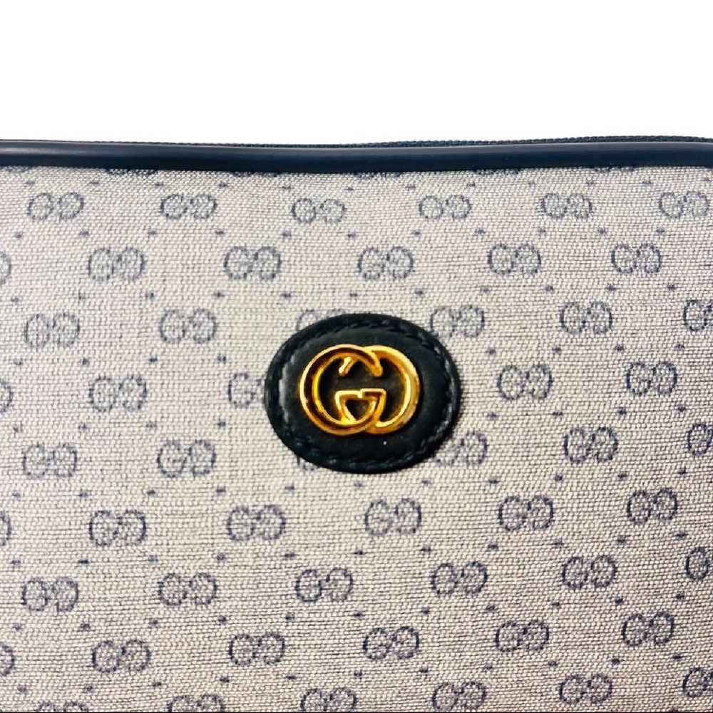 Gucci Vintage GG Supreme Monogram Canvas Clutch Wallet Pouch - Picture 5 of 11